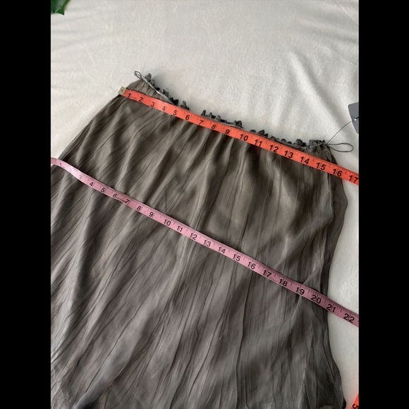 NEW Komarov *Custom Made* Chiffon Ruffle Skirt XL - Picture 12 of 12